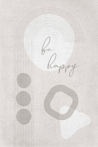 Mid-Century Modern - Wees gelukkig