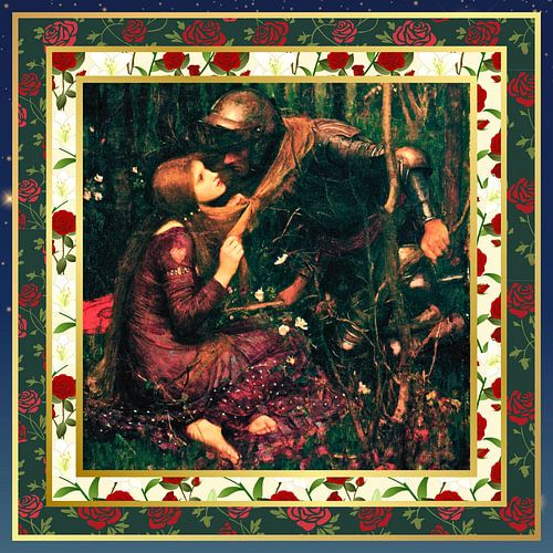 S.F. Neu bearbeitete Version von La Belle Dame Sans Merci, von John William Waterhouse