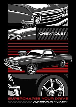 Chevrolet El Camino-Muskelauto von Adam Khabibi