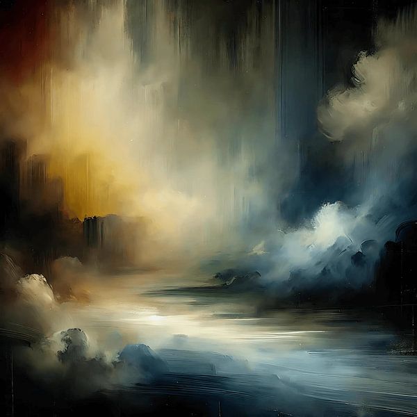 Abstract zonder titel 002 van Hey Art!