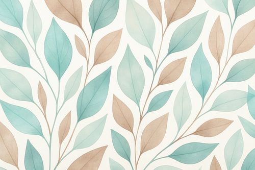 Botanisch ritme met bladeren