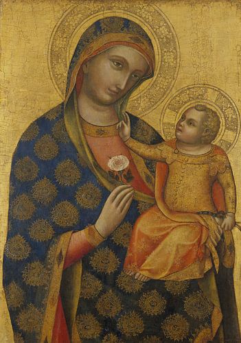 Lorenzo Veneziano, Madonna en Christuskind - 1370