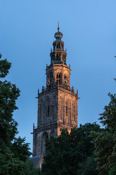 Een foto van de Martinitoren in Groningen van Vincent Alkema