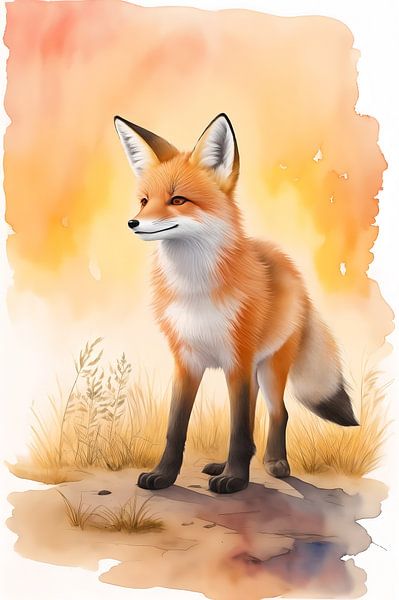 Young fox by DeVerviersBelgium