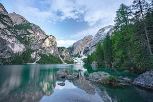 reflectie Lago di Braies