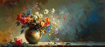 Klassisches Blumenstillleben | Blüte von Blikvanger Schilderijen