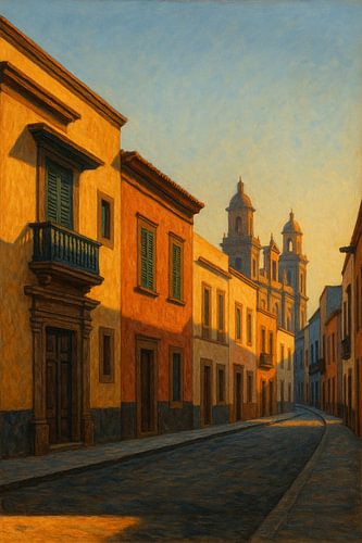 Gouden Uur in Vegueta - historische wijk van Las Palmas