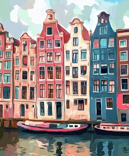 Amsterdam canal houses