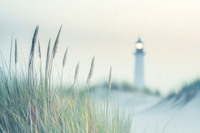 Lighthouse in the fog by Poster Art Shop