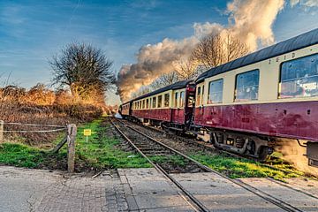 Steam locomotive 52 532 of the Miljoenenlijn - Zuid Limburgse Stoomtrein Maatschappij (ZLSM) by Flachsfotografie