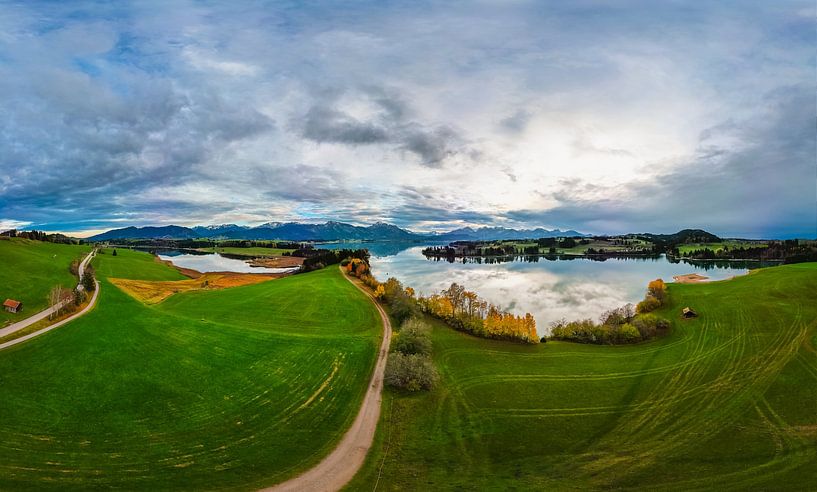 Panorama Forggensee im Allgäu von Mustafa Kurnaz
