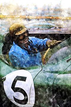 Carroll Shelby, Aston Martin DBR1, 1959 by Theodor Decker