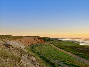 Sylt, Panoramablick über das Kliff in Morsum