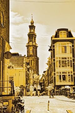 Westerkerk Jordaan Amsterdam Nederland Goud van Hendrik-Jan Kornelis