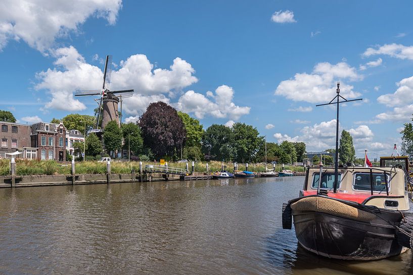 Hollandsche IJssel met molen 't Slot van Rinus Lasschuyt Fotografie