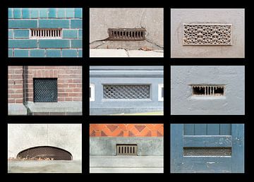 collage of air vents