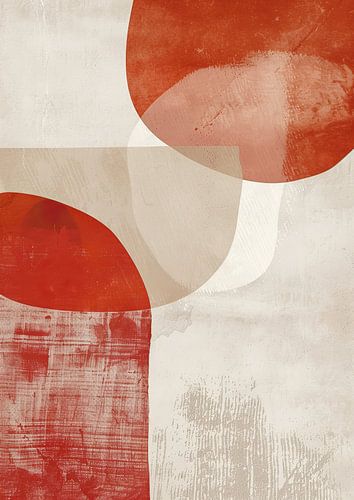 Œuvre d'art minimaliste abstraite