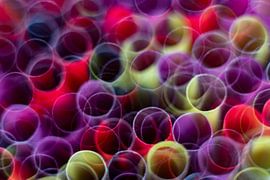 Abstrakte Strohhalme