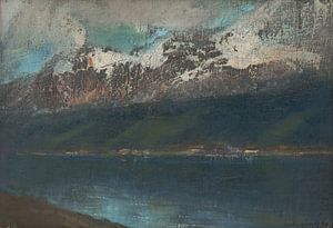 Ladislav Medňanský, Bergsee in der Tatra, 1910