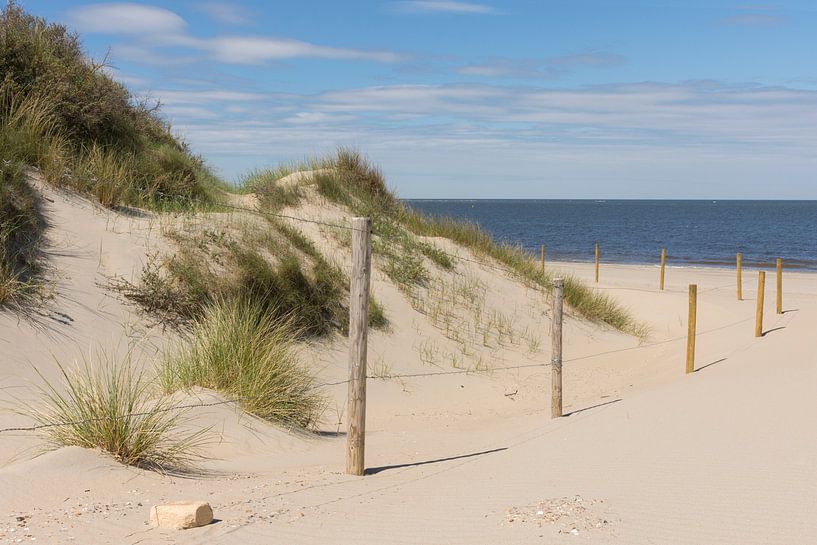 Het Strand bij Ouddorp van Charlene van Koesveld