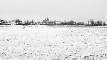 la neige dans les polders sur Patrick Herzberg