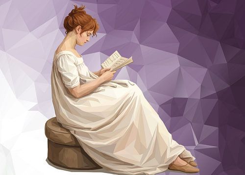 Femme en train de lire