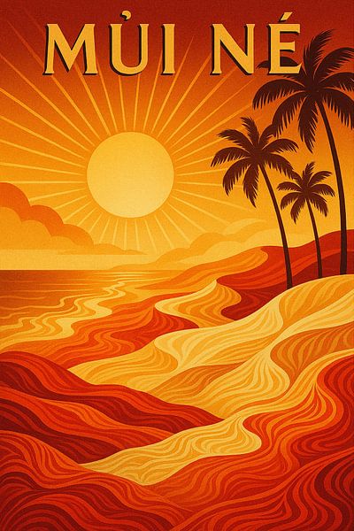 Mui Ne Wüstenküste - Sunset Dunes &amp; Golden Horizons von Travel Shop