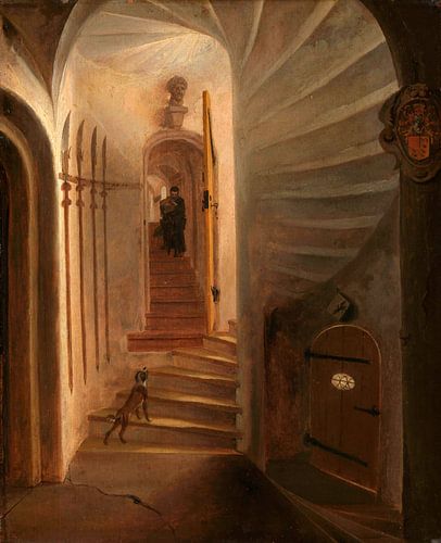 Portaal van een trappentoren, Egbert Lievensz. van der Poel