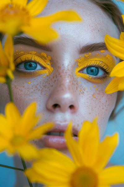 Blooming colours and shining eyes by Poster Art Shop