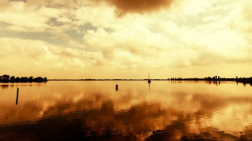 Een windstille dag op het Wormer en Jisperveld in de zomer van 2021