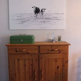 Customer photo: Cows in the country by Sandra Koppenhöfer, on canvas