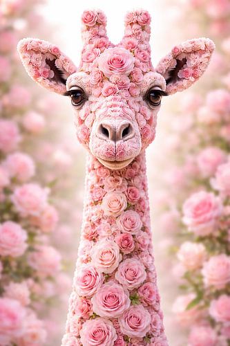 Pink giraffe...