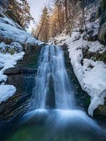 Wunderschöner Wasserfall im Wildbachtobel