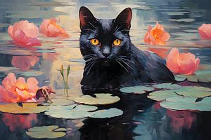 Seerosen & Katze
