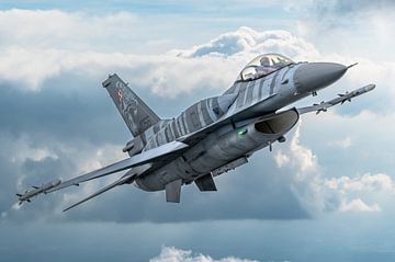Polish F-16 fighter plane by KC Photography
