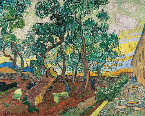 Der Garten des St. Pauls Krankenhauses, Vincent van Gogh - 1889