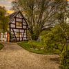 Half-timbered cottage in Harles, South Limburg by John Kreukniet