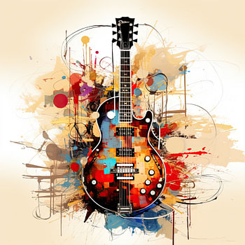 Gitarre abstrakt