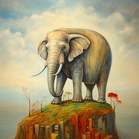 Die Reise eines Elefanten von Jutta Maria Pusl