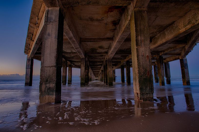 Under the Pier of Blankenberge by Mike Maes