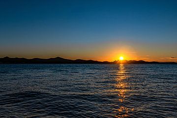 Kroatië Zonsondergang in Zadar van Photoart-Naegele
