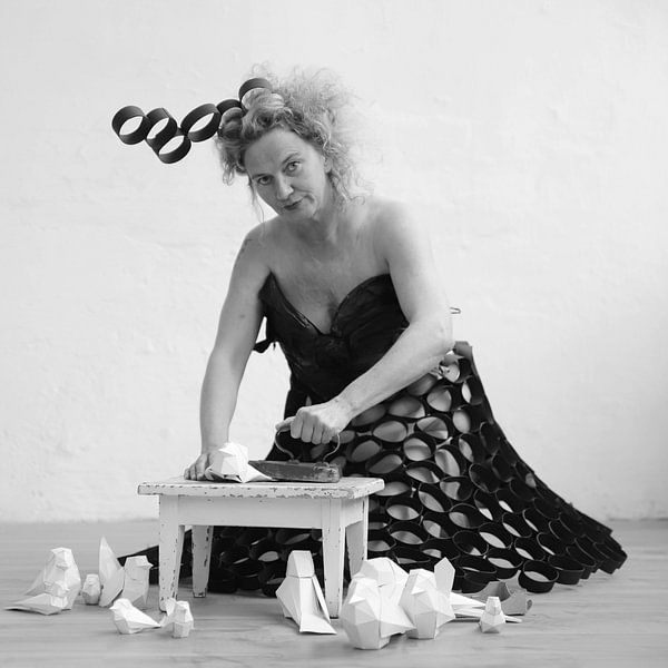 Papieren vogels van Heike Hultsch