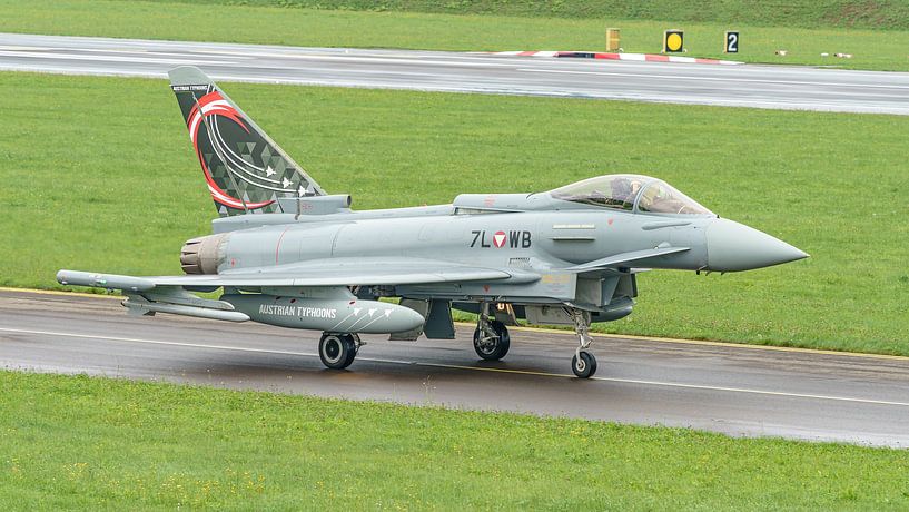 Eurofighter Typhoon de l'armée de l'air autrichienne. par Jaap van den Berg