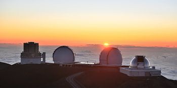 Coucher de soleil sur Maunakea