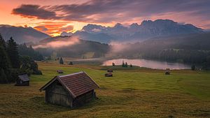 Sonnenaufgang am Geroldsee