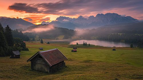 Sunrise at the Geroldsee