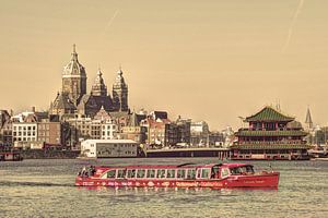Innenstadt von Amsterdam Niederlande Alt