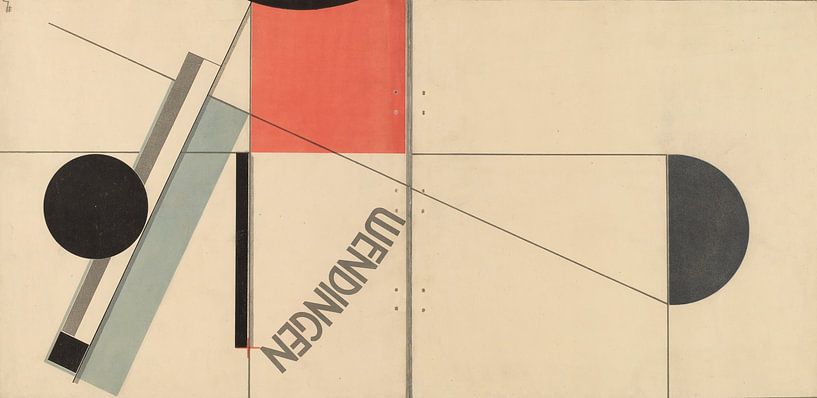Wendingen (1921) by El Lissitzky. by Dina Dankers
