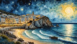 Gouden Avond aan de Kust van Retrotimes