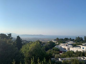Uitzicht vanaf Zia, Kos, Griekenland van Daniëlle Wiersema